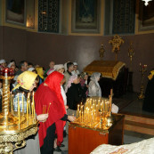Всенощное бдение в Свято-Троицком Соборе Русской Духовной Миссии