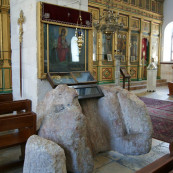 Вифлеем. Камень на котором сидела Пресвятая Богородица