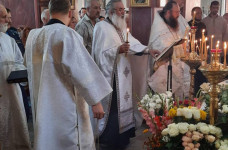 Отпевание иеромонаха Петра (Чалого)