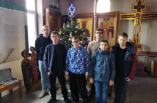 Помощь молодых казаков перед Рождеством Христовым