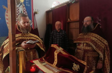 Богослужение на Радоницу в часовне Паисия Великого