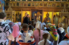 Экскурсия в храм отрядов из летнего лагеря СОШ 61