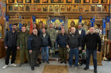 Молебен перед отправкой на СВО