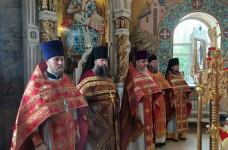 Поездка на престольный праздник в пос. Знаменский