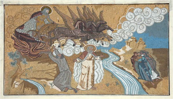 Мозаика «Восхождение пророка Илии на небо» 